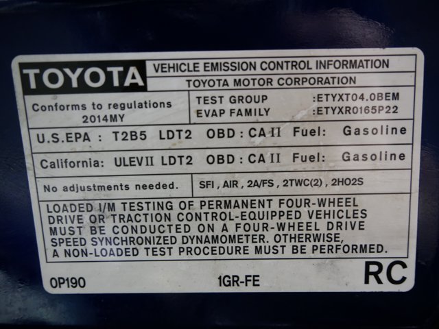Used 2014 Blue Ribbon Metallic Toyota TRD Sport w/ Extra Value Pkg image 29