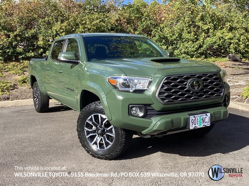 Used 2021 Green Toyota TRD Sport image 1