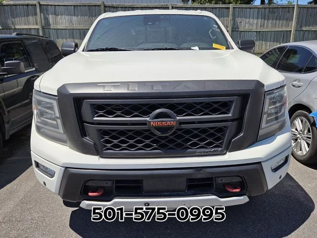 Used 2021 Nissan Titan PRO-4X with VIN 1N6AA1ED1MN536626 for sale in Little Rock