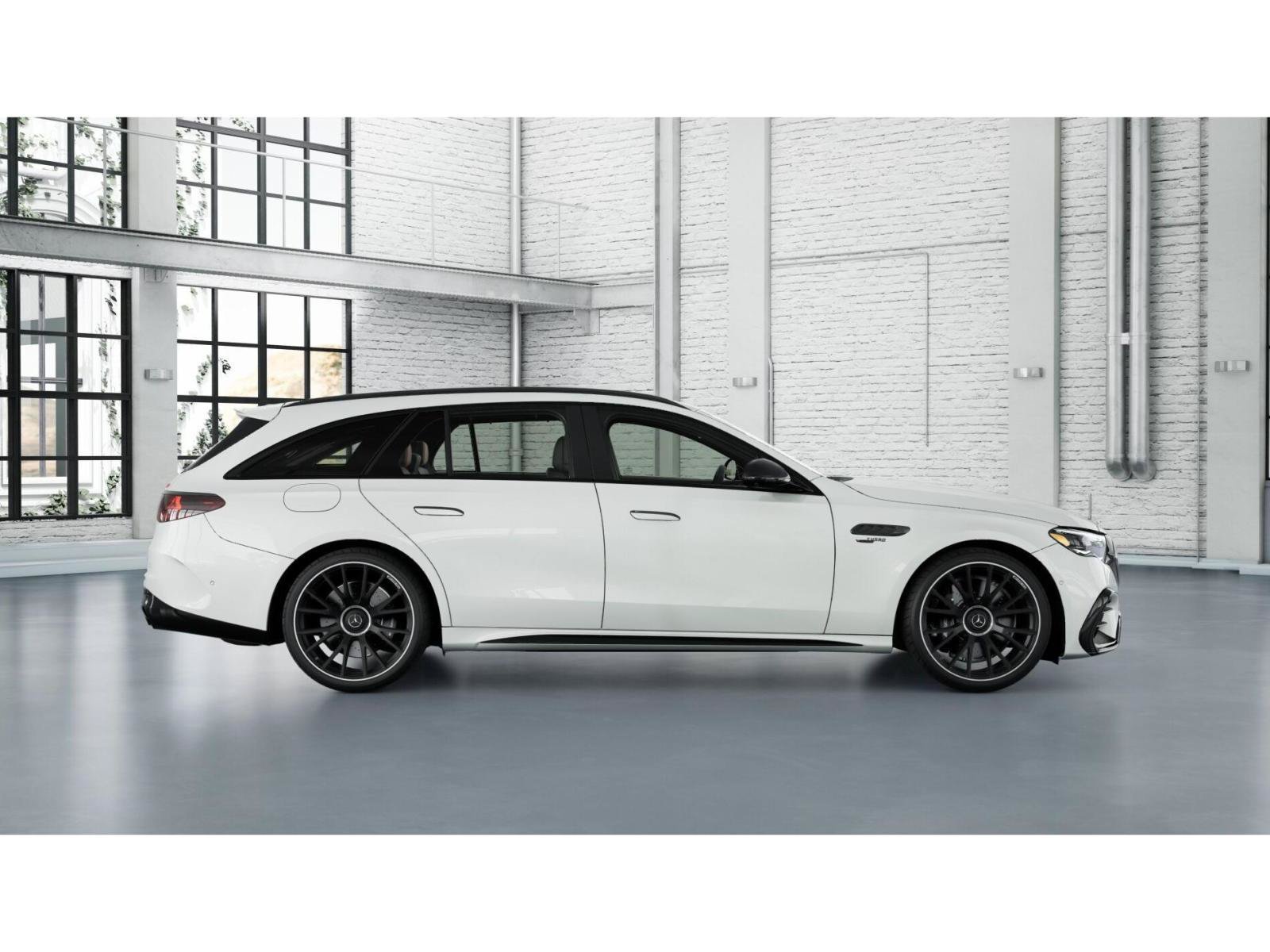 New 2027 MANUFAKTUR Moonlight White Metallic Mercedes-Benz AMG® E 53 Hybrid Wagon image 16