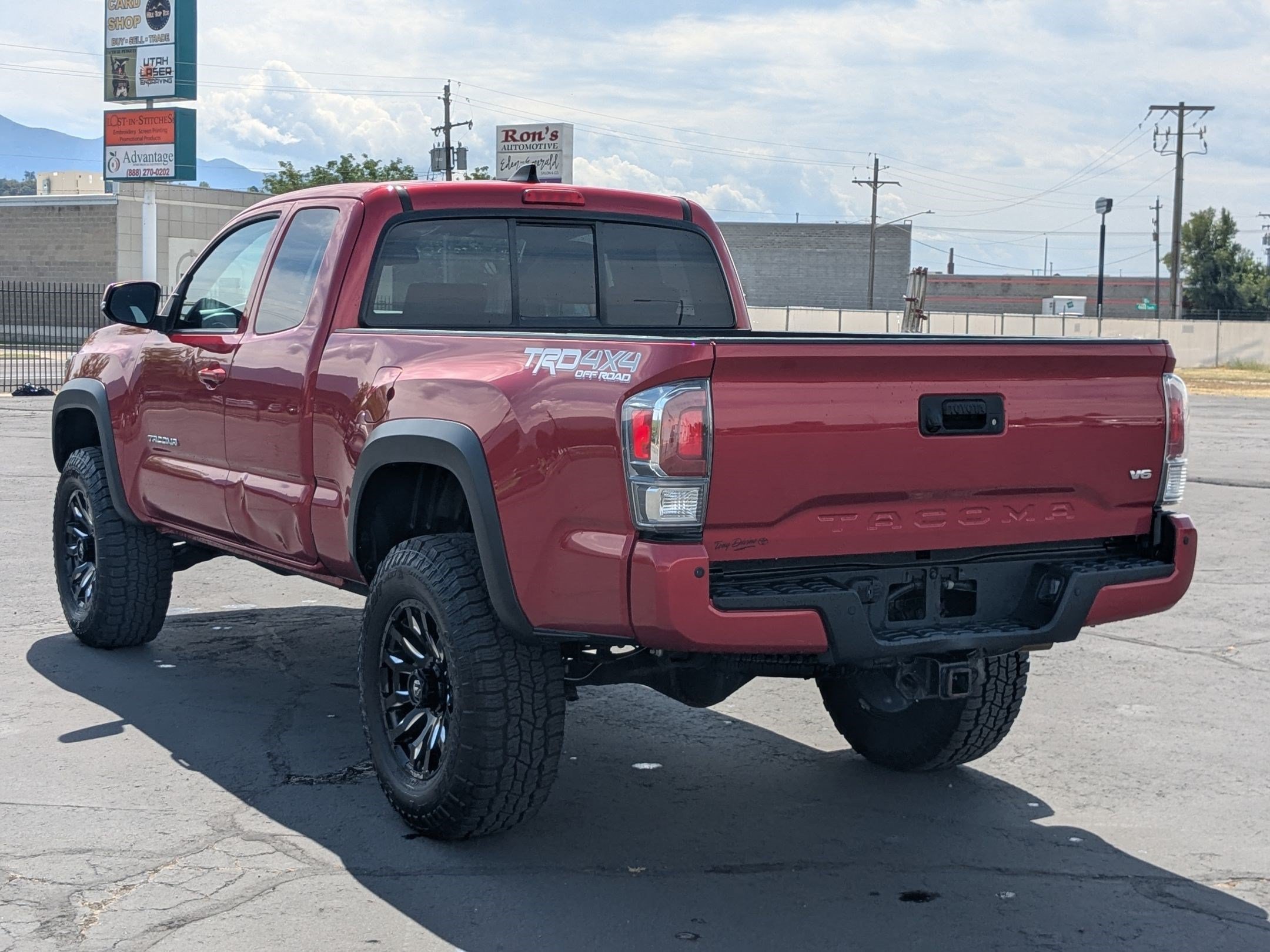 Used 2021 Barcelona Red Metallic Toyota TRD Off Road image 5
