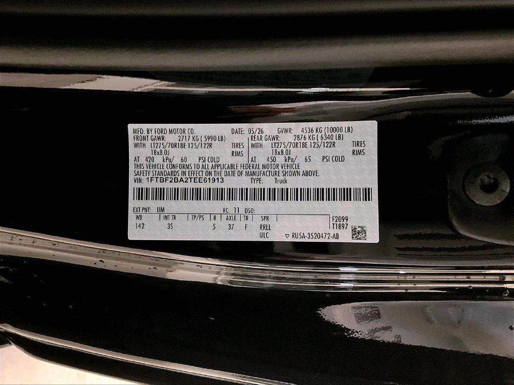 New 2026 Agate Black Metallic Ford XLT image 16