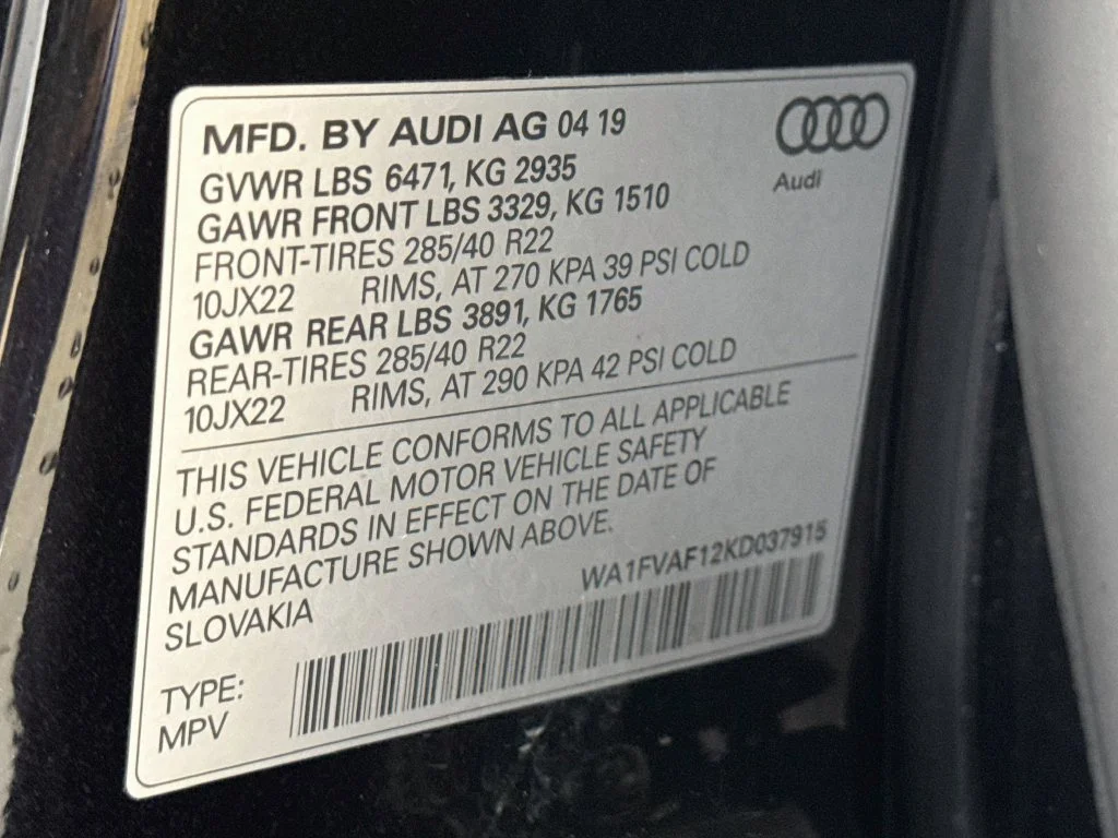 Used 2019 Black Audi 3.0T Prestige image 44
