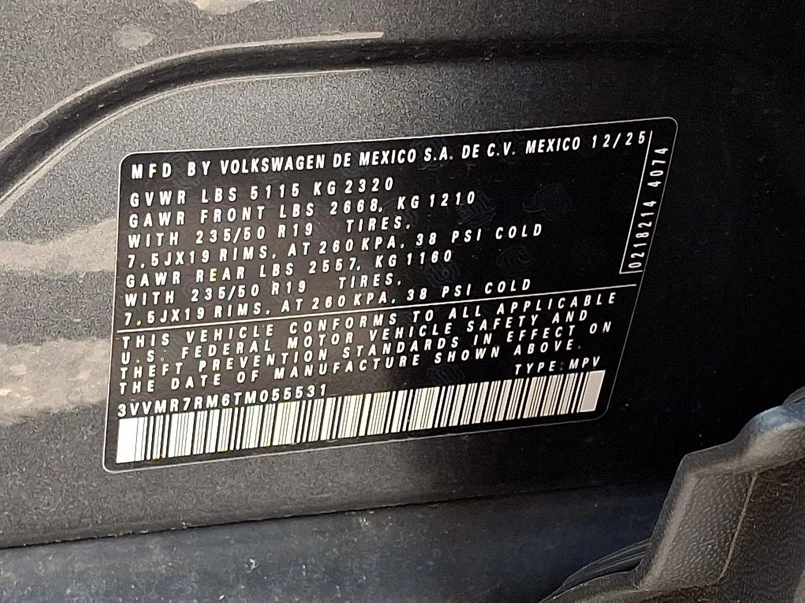 New 2026 2R2R/PLATGRAMET Volkswagen SE image 20