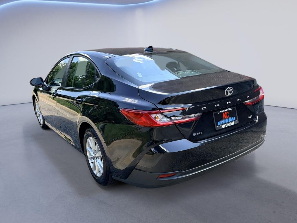 Used 2025 Midnight Black Metallic Toyota LE image 3
