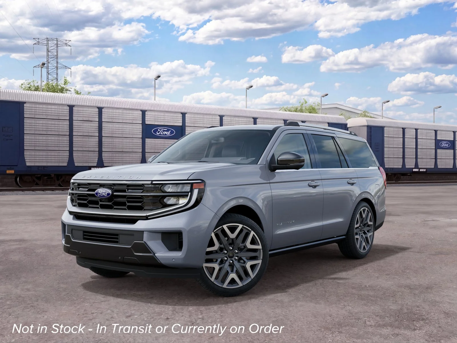 New 2027 Glacier Gray Metallic Tri-Coat Ford Platinum image 2