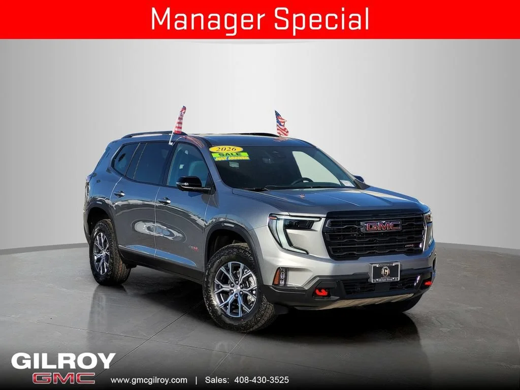 New 2026 GMC Acadia AT4