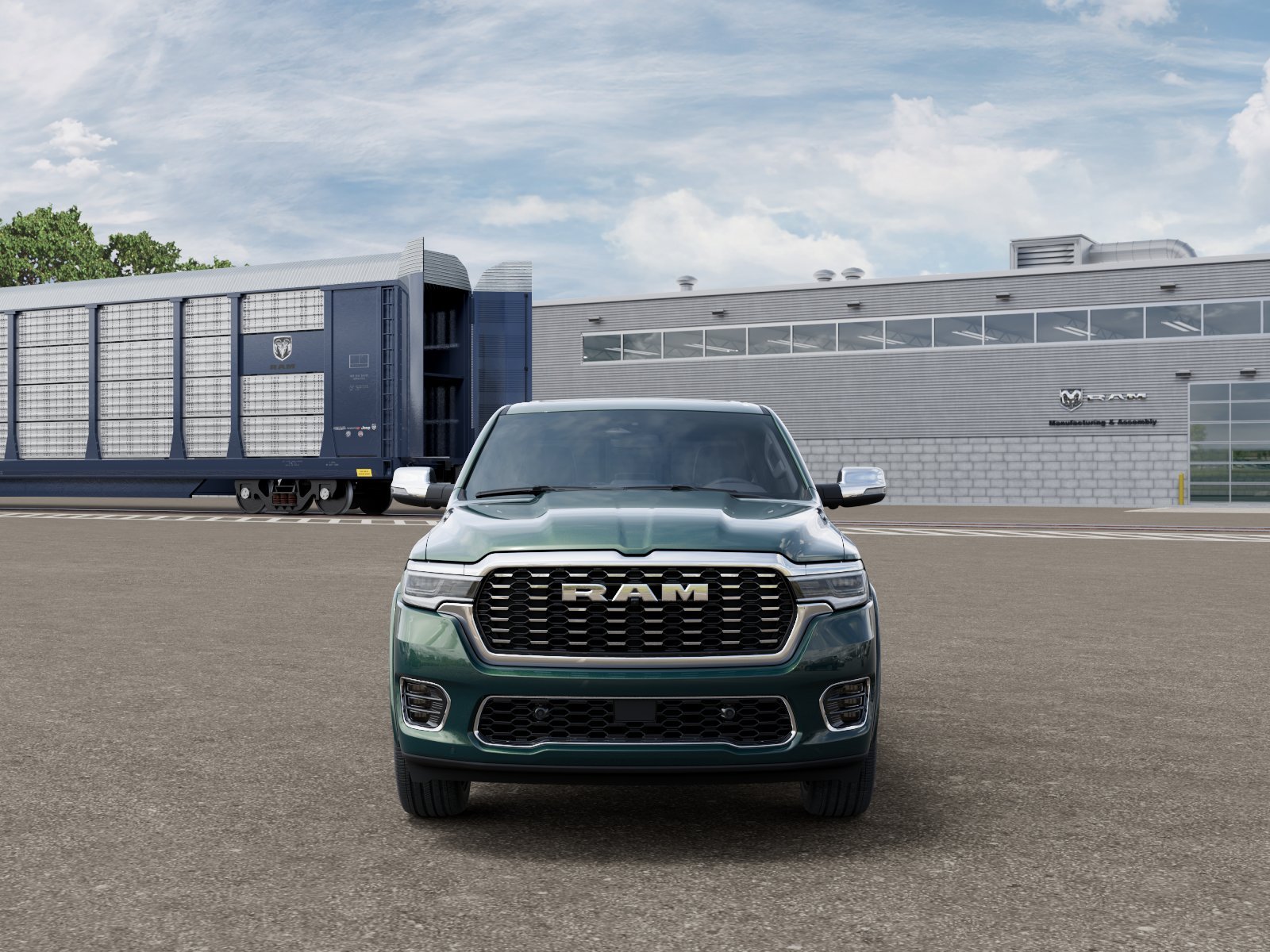 New 2026 Serrano-Green Metallic Exterior Paint RAM Tungsten image 31