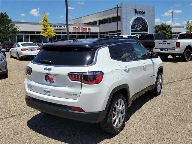 Used 2025 Bright White Clearcoat Jeep Limited 4x4 image 4