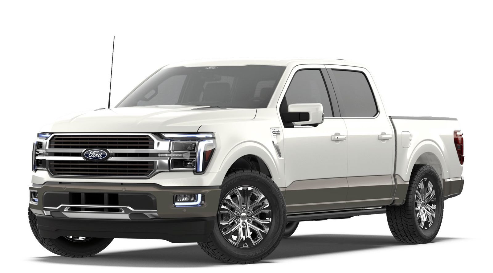 New 2026 Star White Metallic Tri-Coat Ford King Ranch image 1