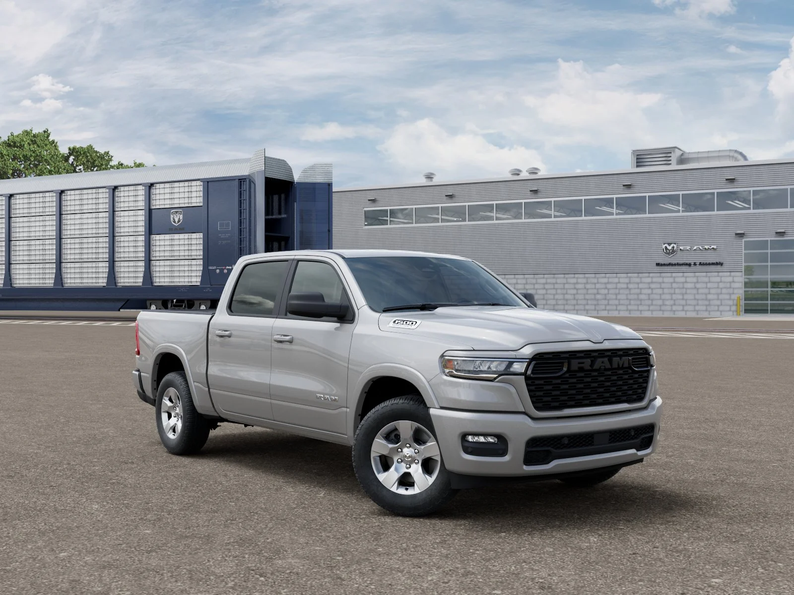 New 2026 Silver Zynith Exterior Paint RAM Big Horn/Lone Star image 3