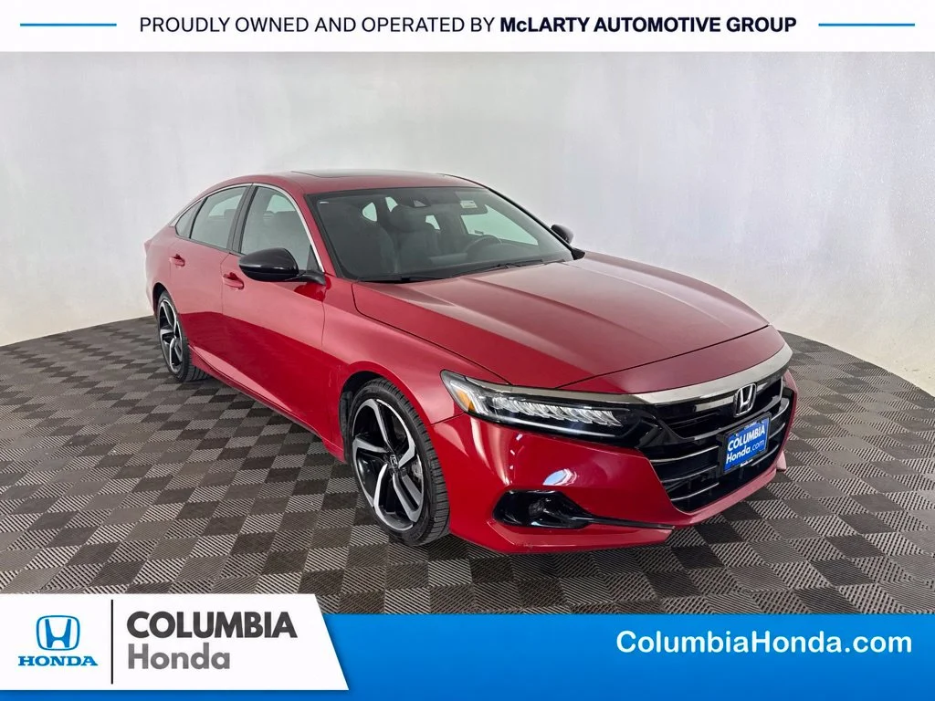 Used 2021 Red Honda Sport 2.0T image 1