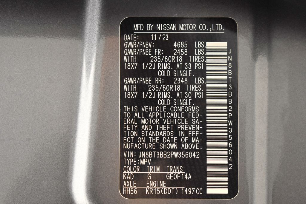 Used 2023 Gray Nissan SV image 36