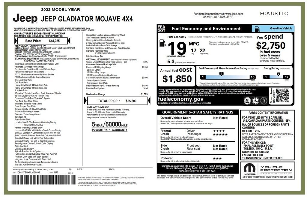 Used 2022 Gray Jeep Mojave image 3