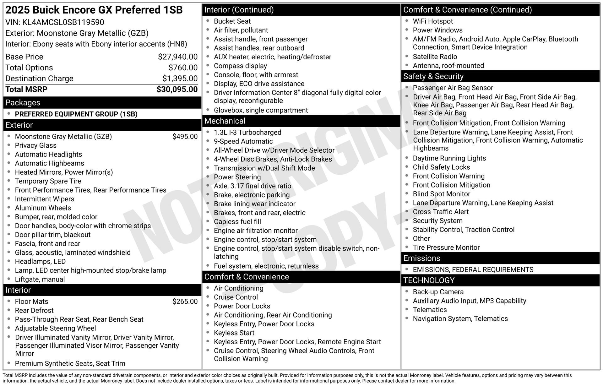 2025 BUICK ENCORE GX - Image 2
