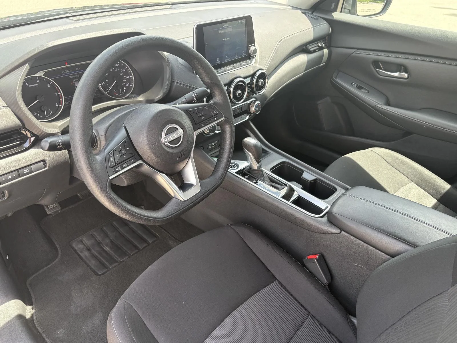 Used 2025 Atlantic Gray Metallic Nissan SV image 9