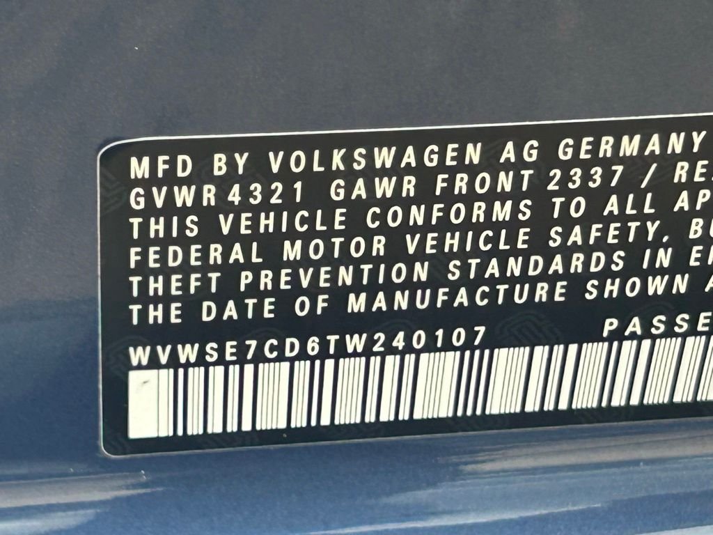 New 2026 Blue Volkswagen 2.0T SE image 57