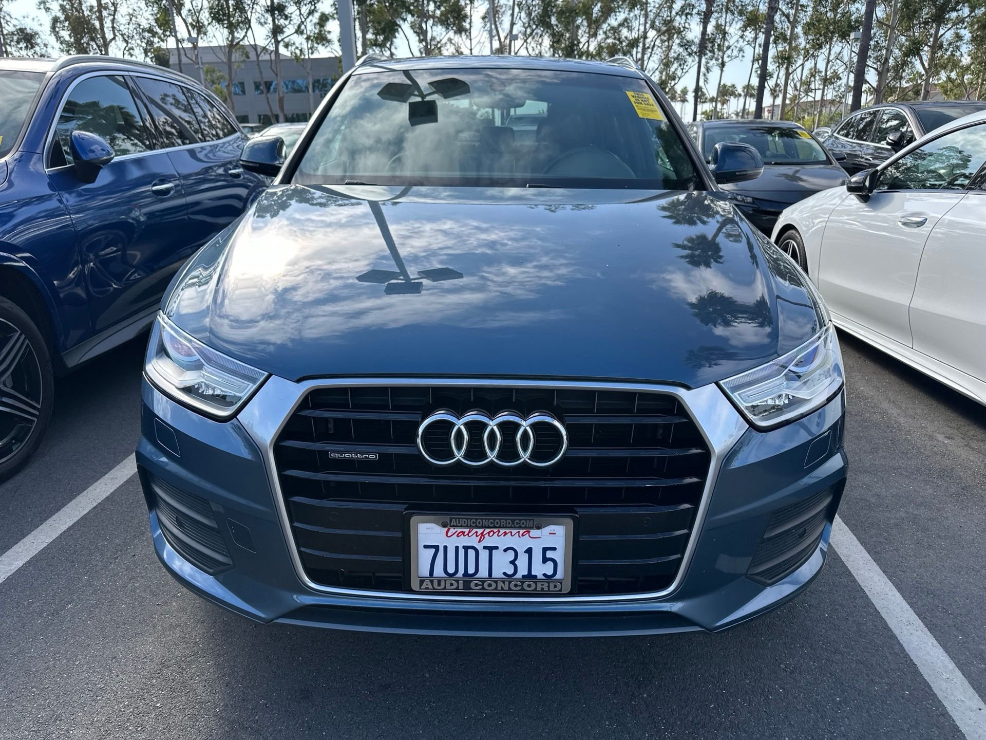 Used 2017 Blue Audi 2.0T Premium Plus image 2