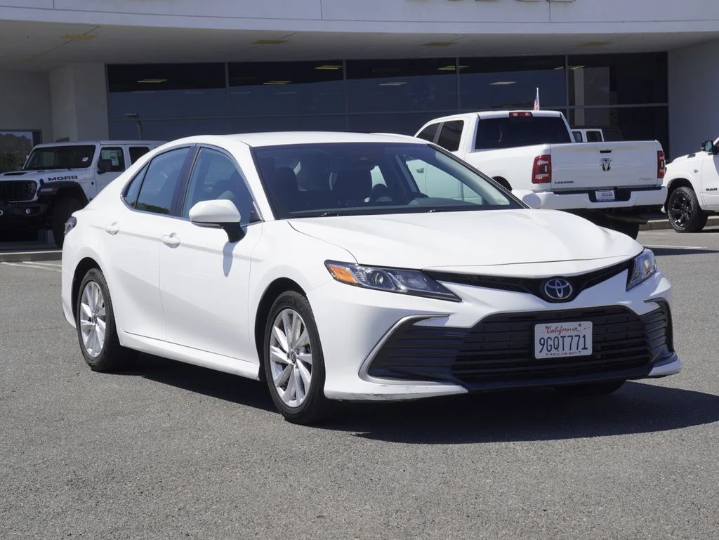 Used 2023 White Toyota LE image 1