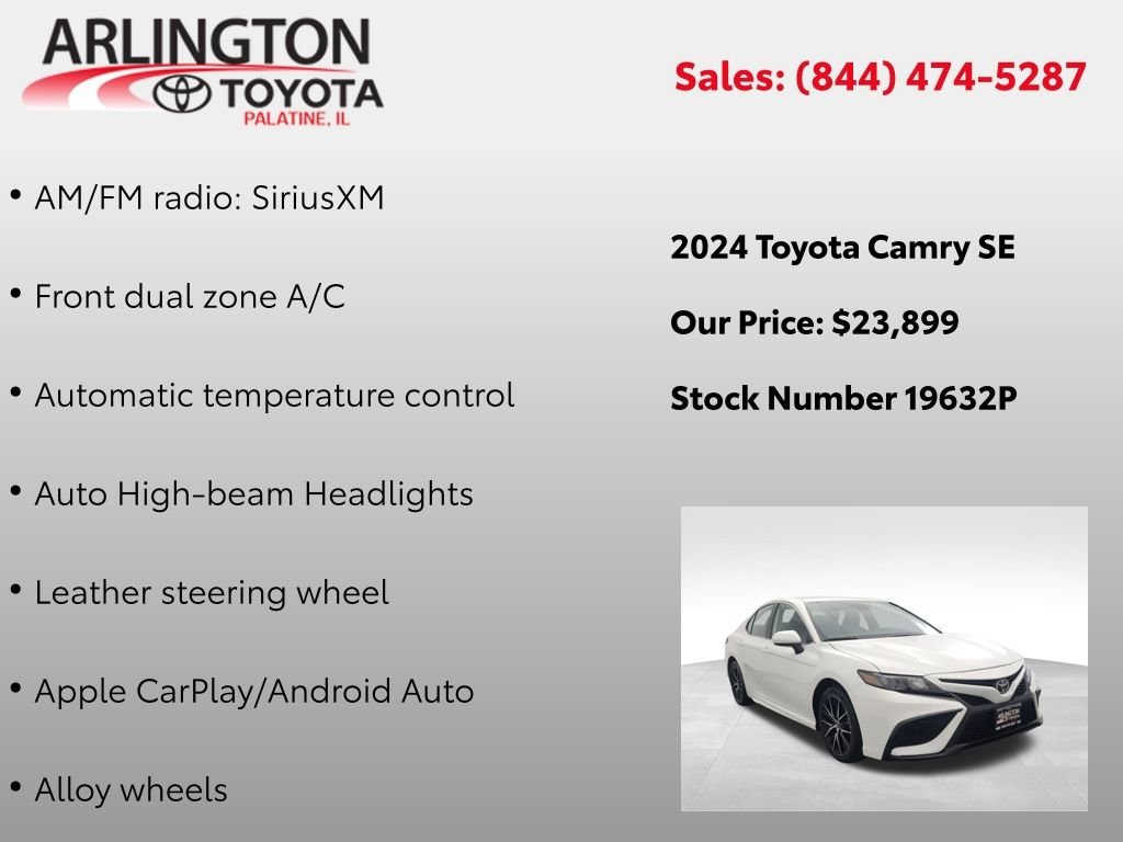 2024 Toyota Camry SE - Photo 4