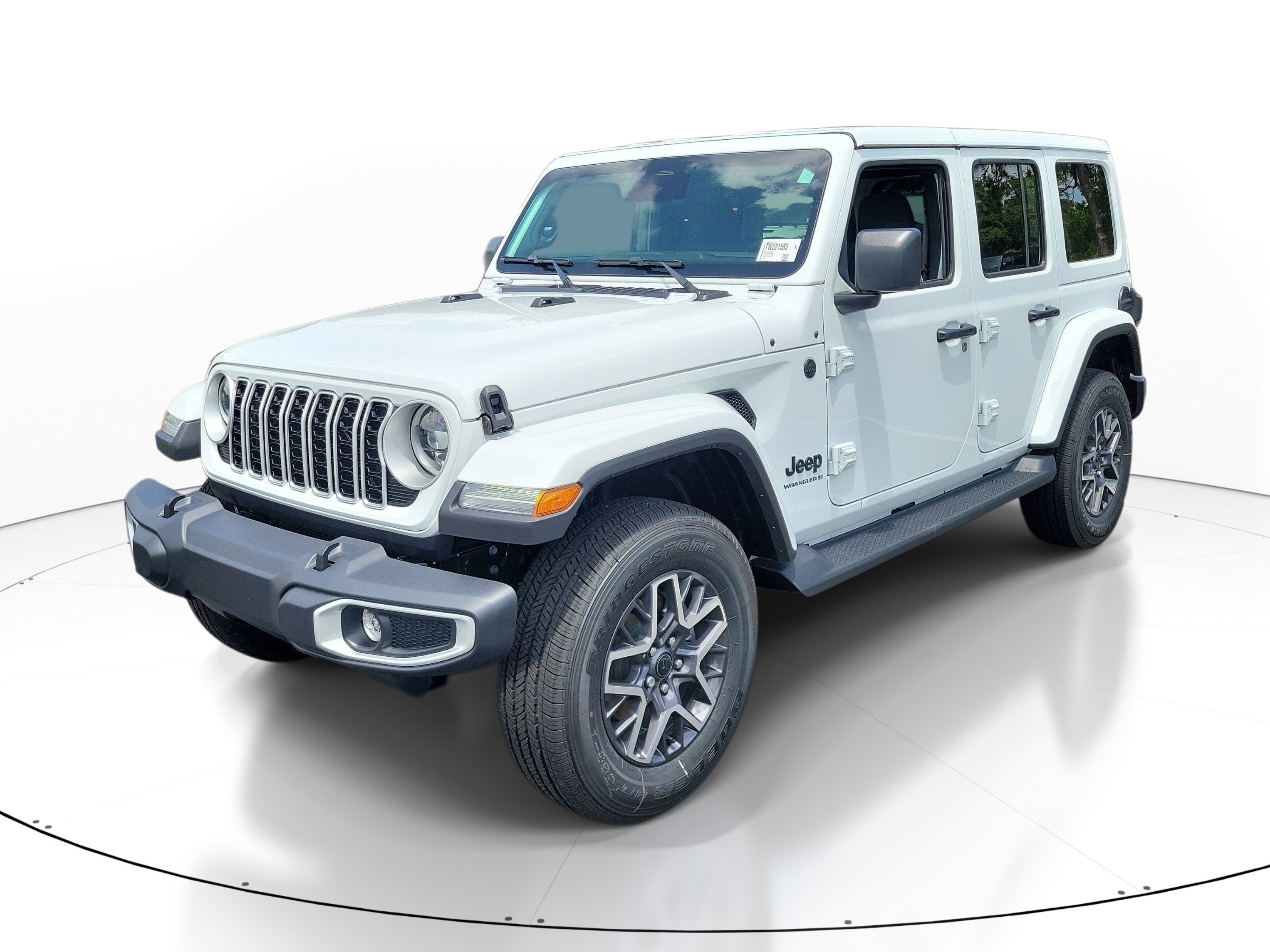 New 2026 Bright White Clear-Coat Exterior Paint Jeep Sahara image 3