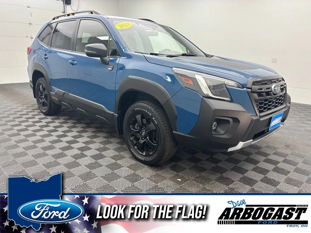 Used 2023 Blue Subaru Wilderness image 1
