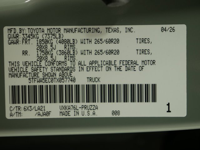 New 2026 Lunar Rock Toyota Platinum image 33
