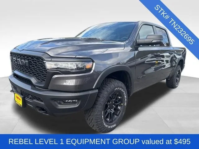 New 2026 Granite Crystal Metallic Clear-Coat Exterior Paint RAM Rebel image 3