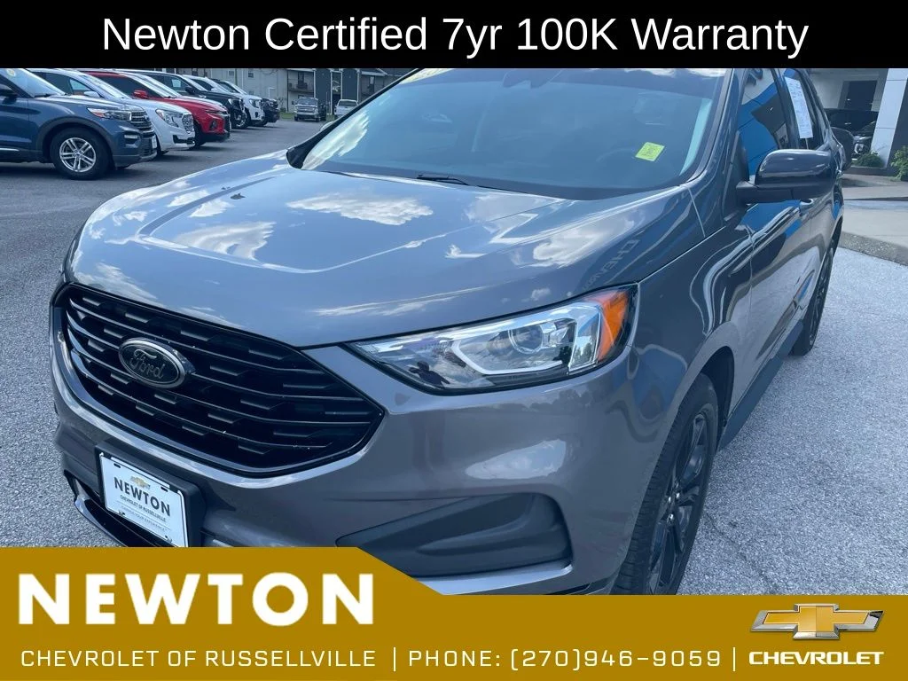 Certified Used 2022 Gray Metallic Ford SE image 3