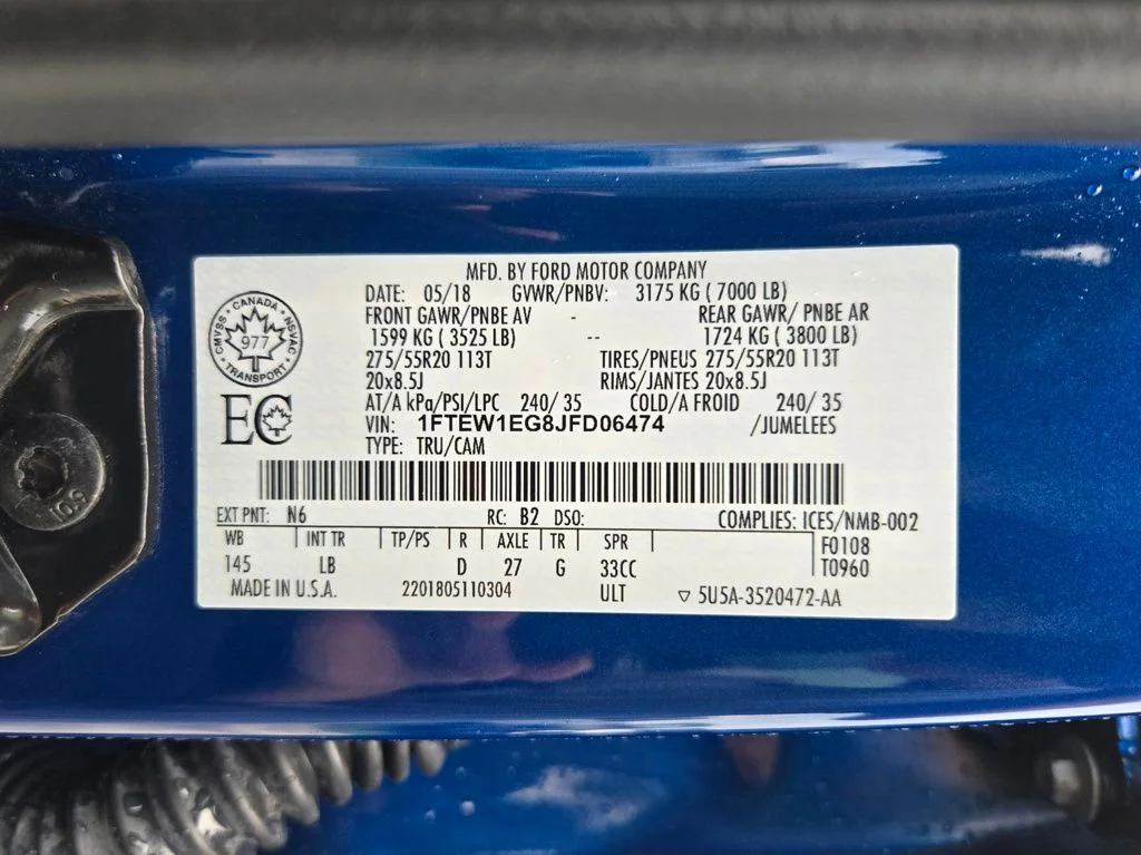 Used 2018 Blue Ford Lariat image 33