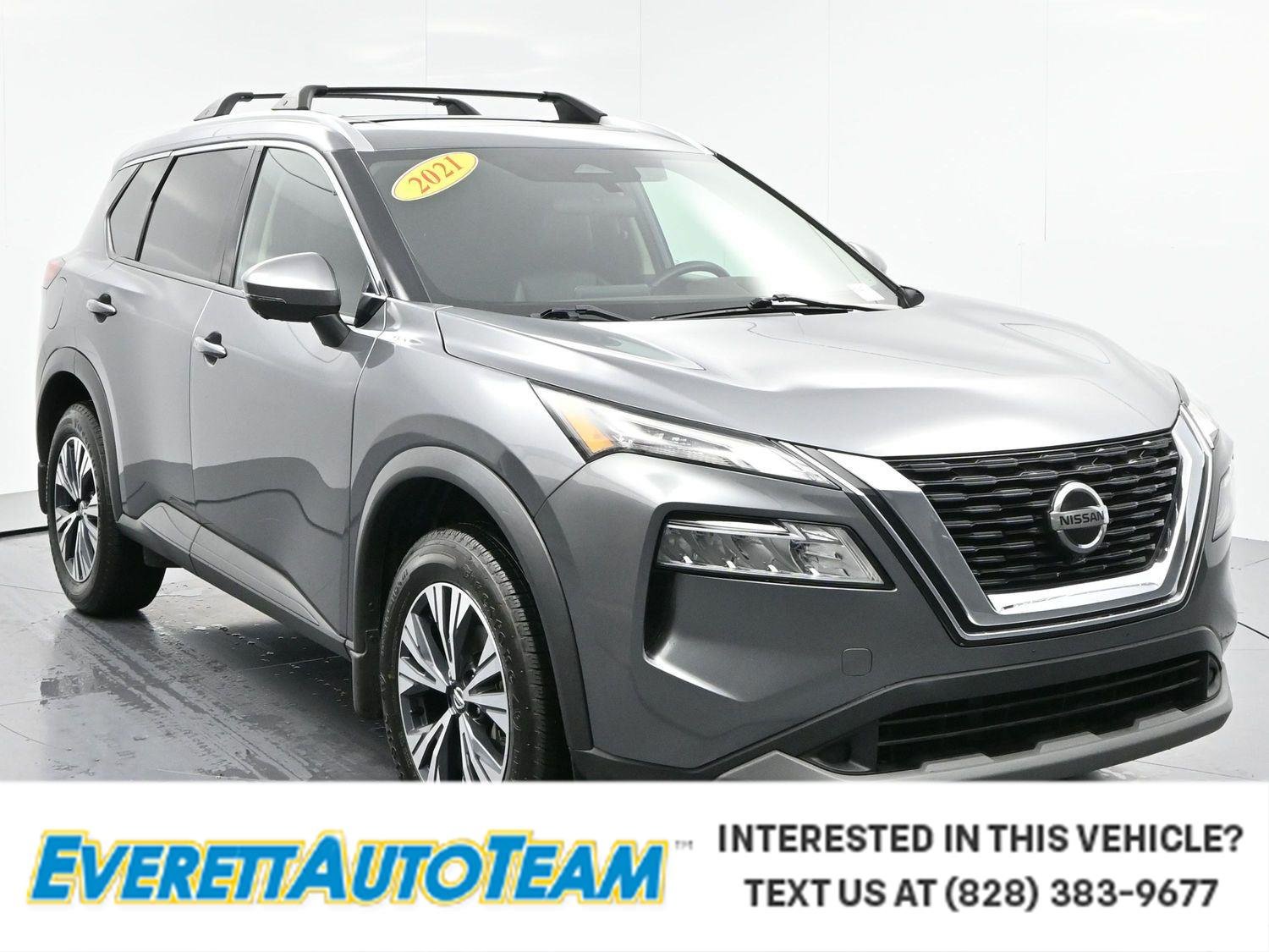 Used 2021 Gun Metallic Nissan SV image 1