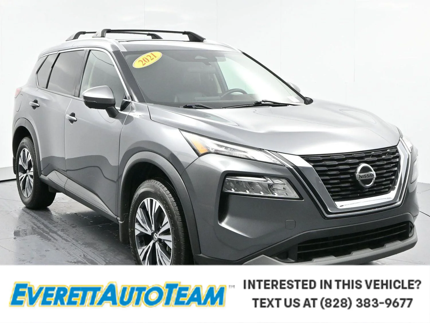 Used 2021 Gun Metallic Nissan SV image 1