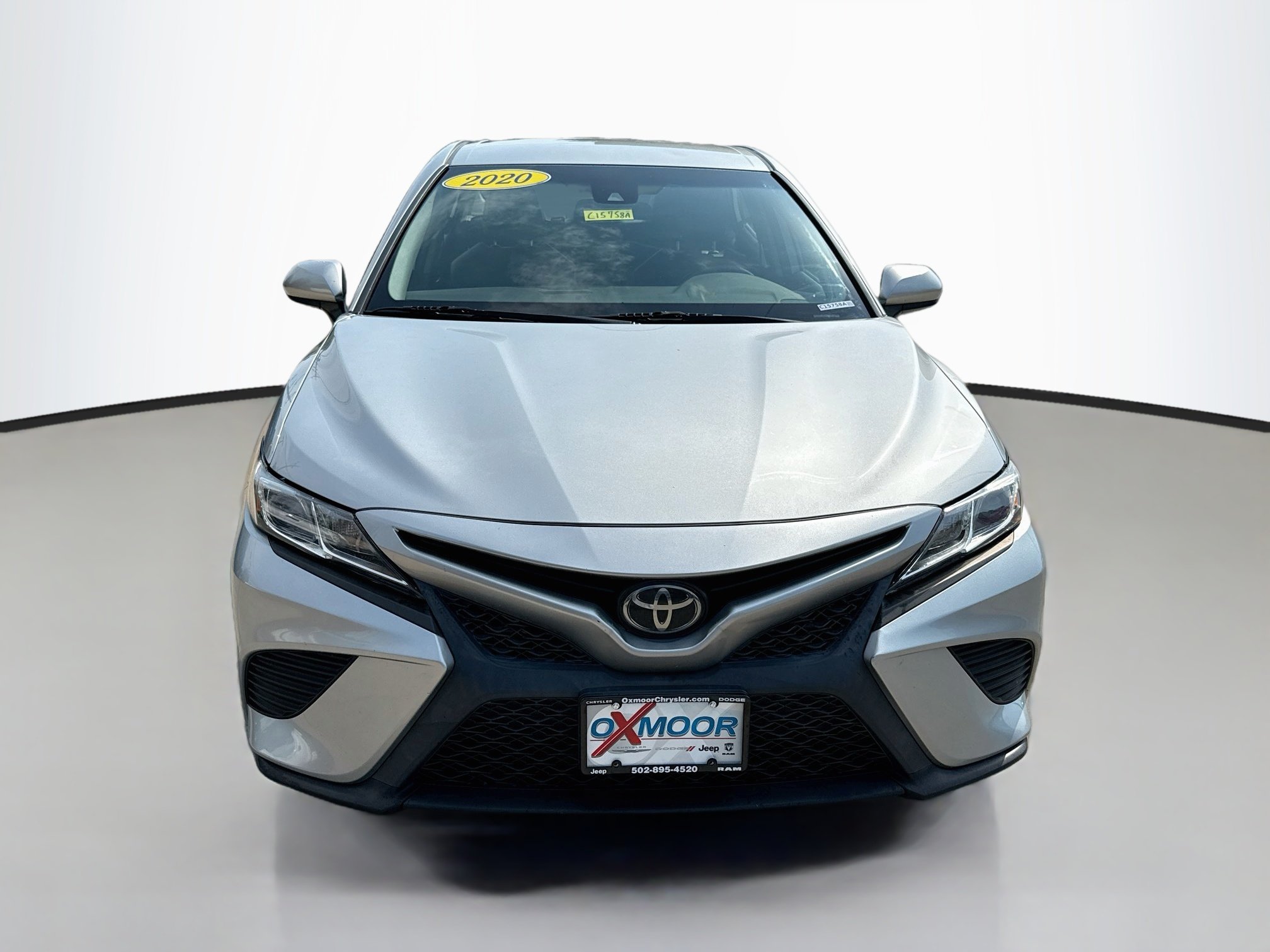 Used 2020 Celestial Silver Metallic Toyota SE image 2