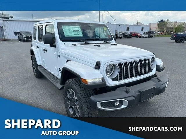 New 2026 Bright White Clear-Coat Exterior Paint Jeep Sahara image 1