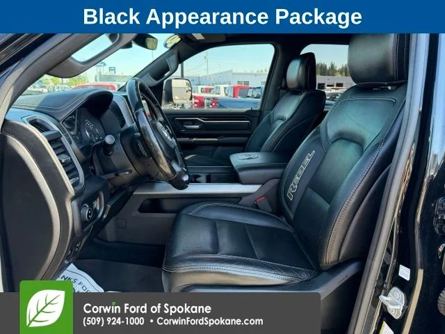 Used 2020 Diamond Black Ram Rebel image 2