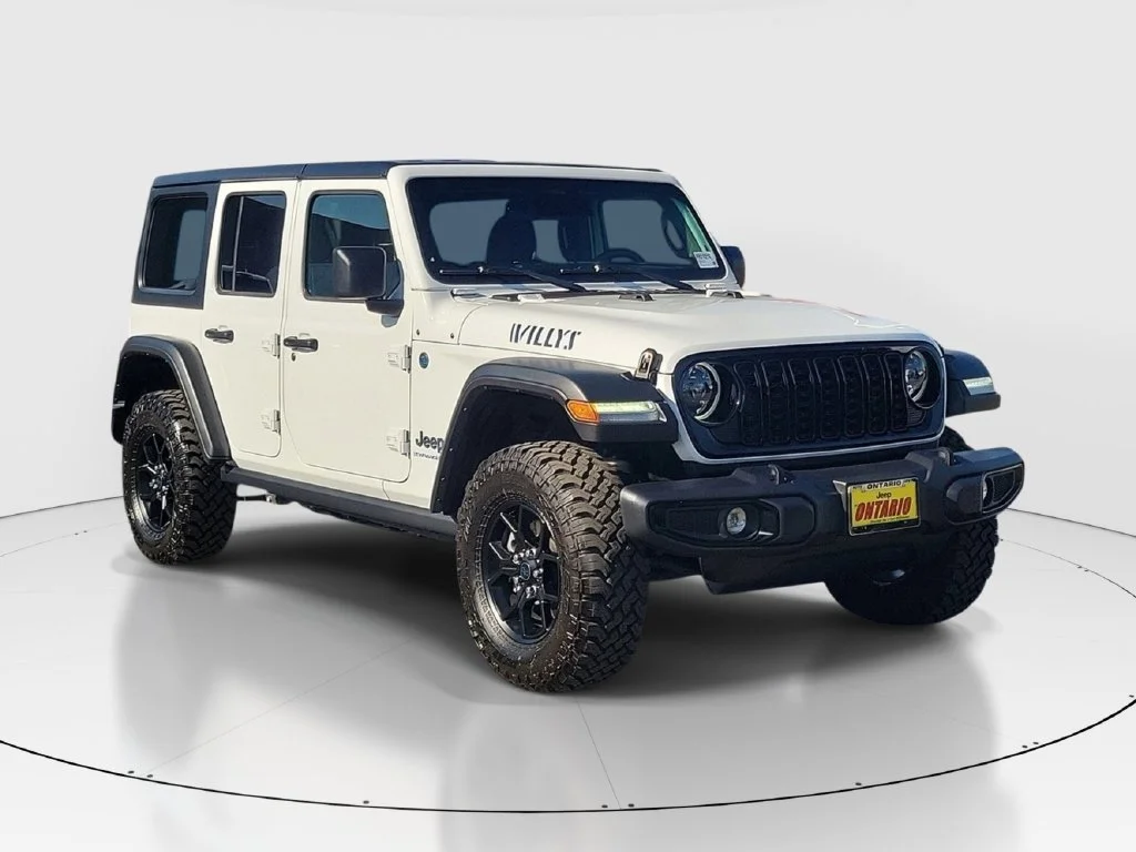 Certified Used 2025 White Jeep Willys 4xe image 2