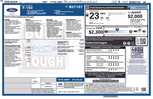 Certified Used 2025 Gray Ford Lariat image 5