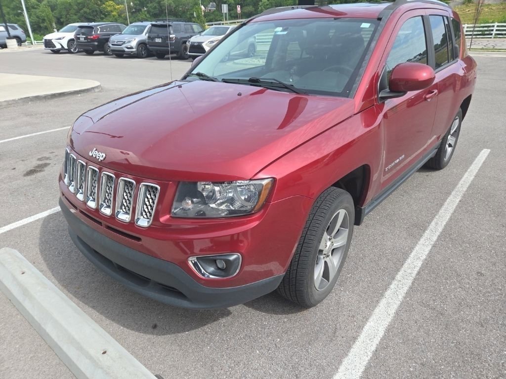 Used 2016 Deep Cherry Red Crystal Pearlcoat Jeep High Altitude Edition image 2