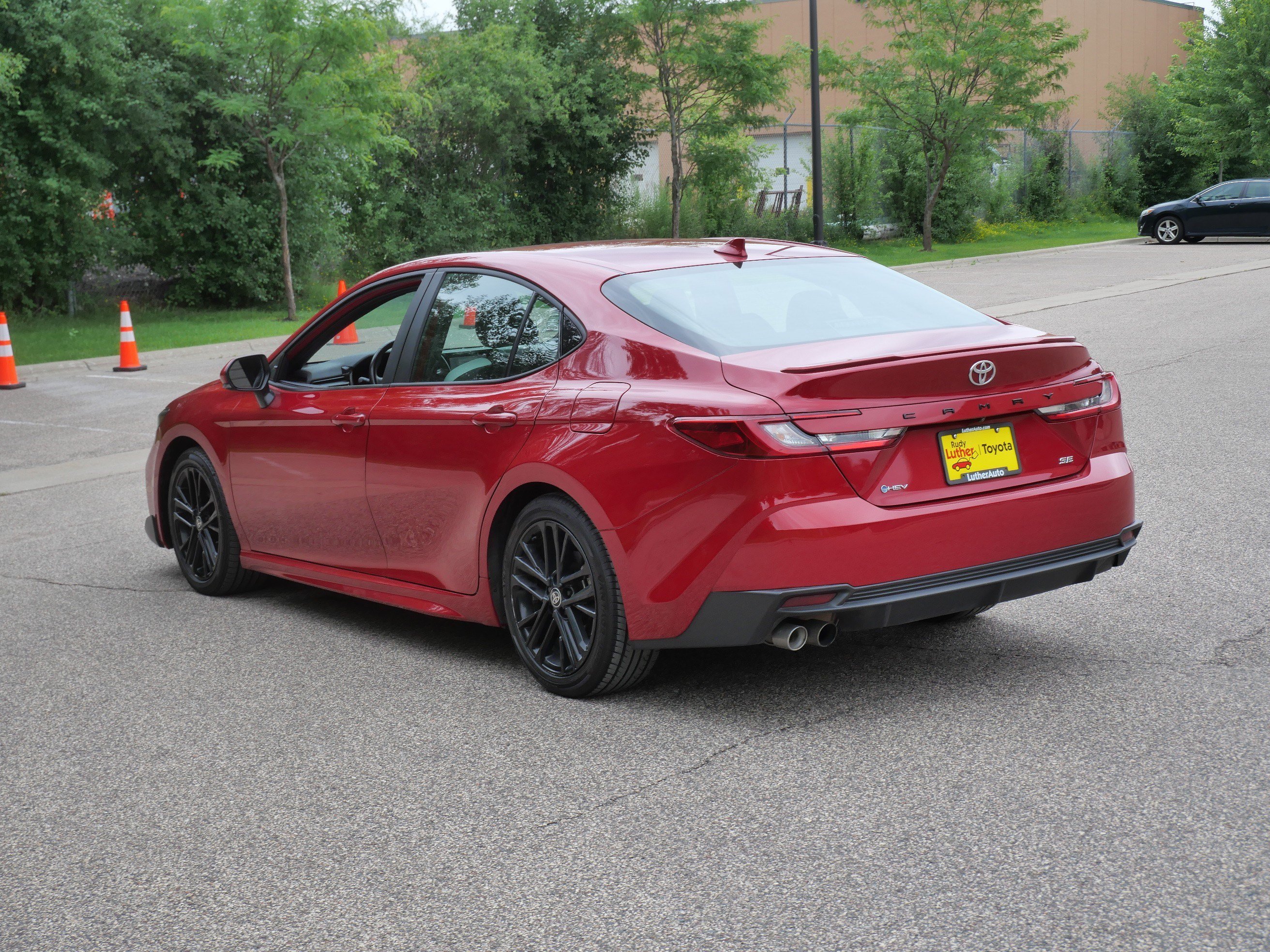 Certified Used 2025 Supersonic Red Toyota SE image 6