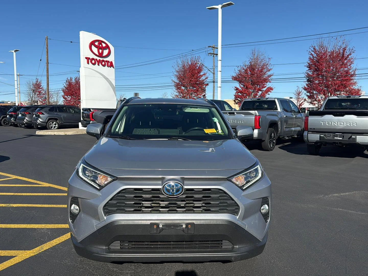 Used 2021 Silver Sky Metallic Toyota XLE image 8