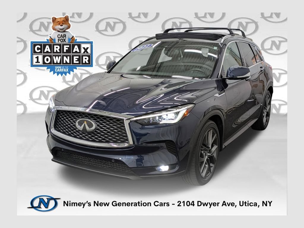 Used 2022 Blue INFINITI Autograph image 1