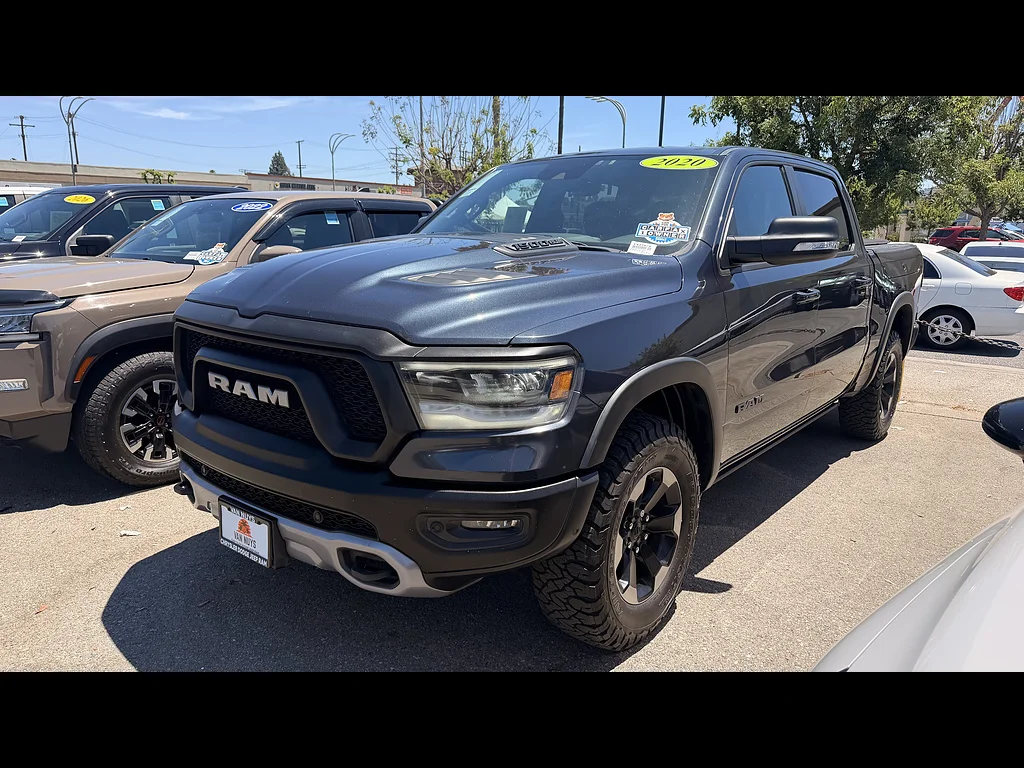 Used 2020 Maximum Steel Metallic Clear Coat Ram Rebel image 2