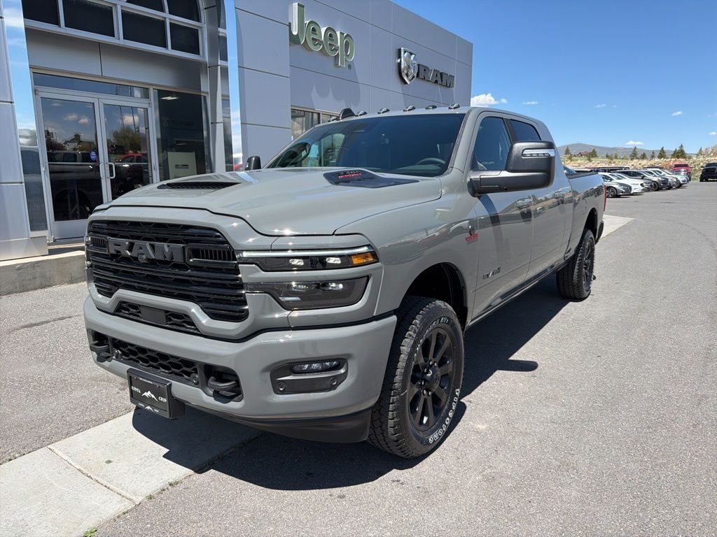 New 2026 Ceramic Gray Clear-Coat Exterior Paint RAM Laramie image 3