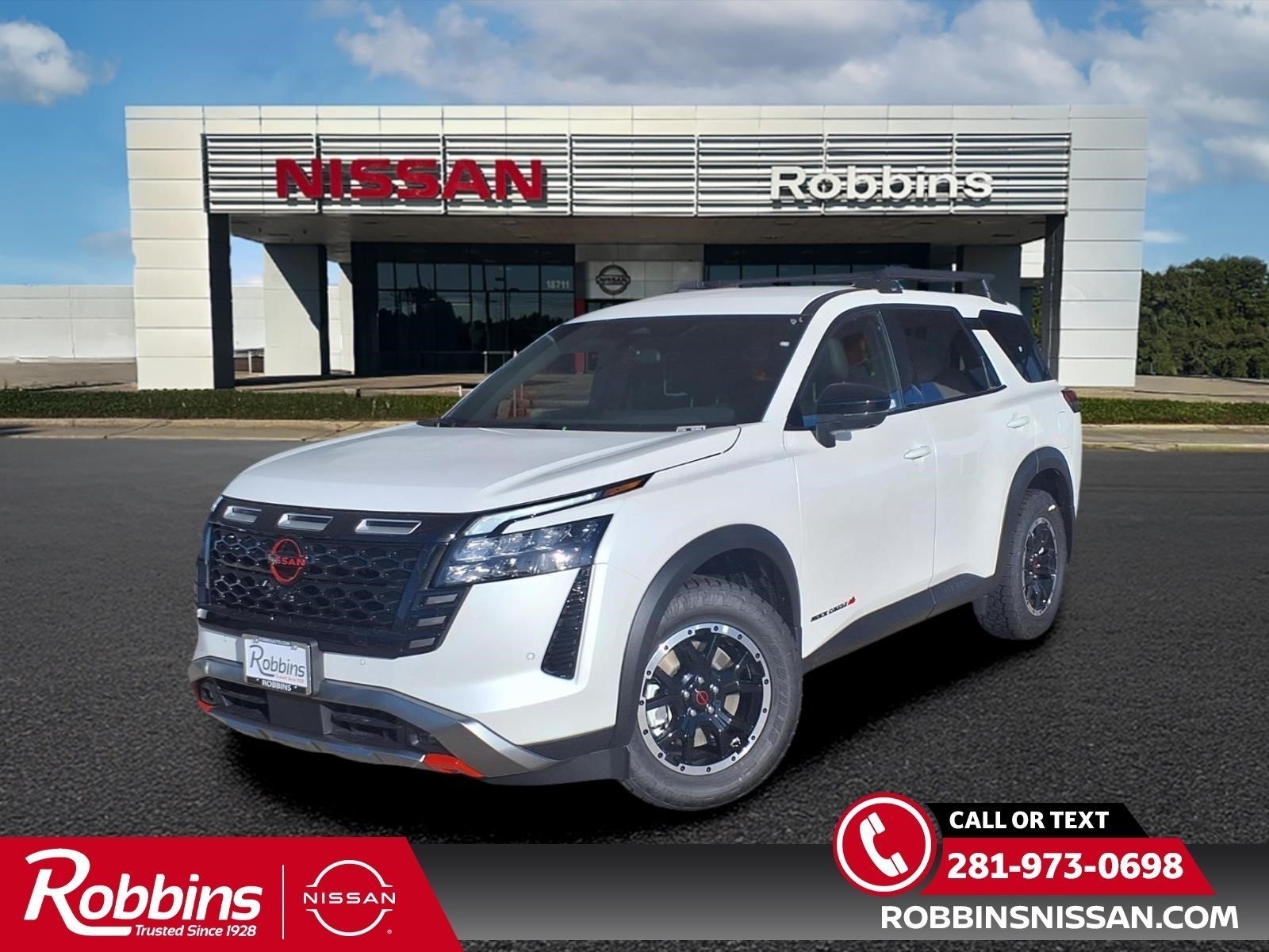 2026 Nissan Pathfinder Rock Creek® White at Robbins Nissan