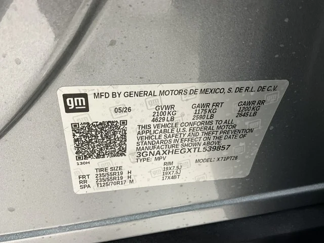New 2026 Sterling Gray Metallic Chevrolet LT image 32