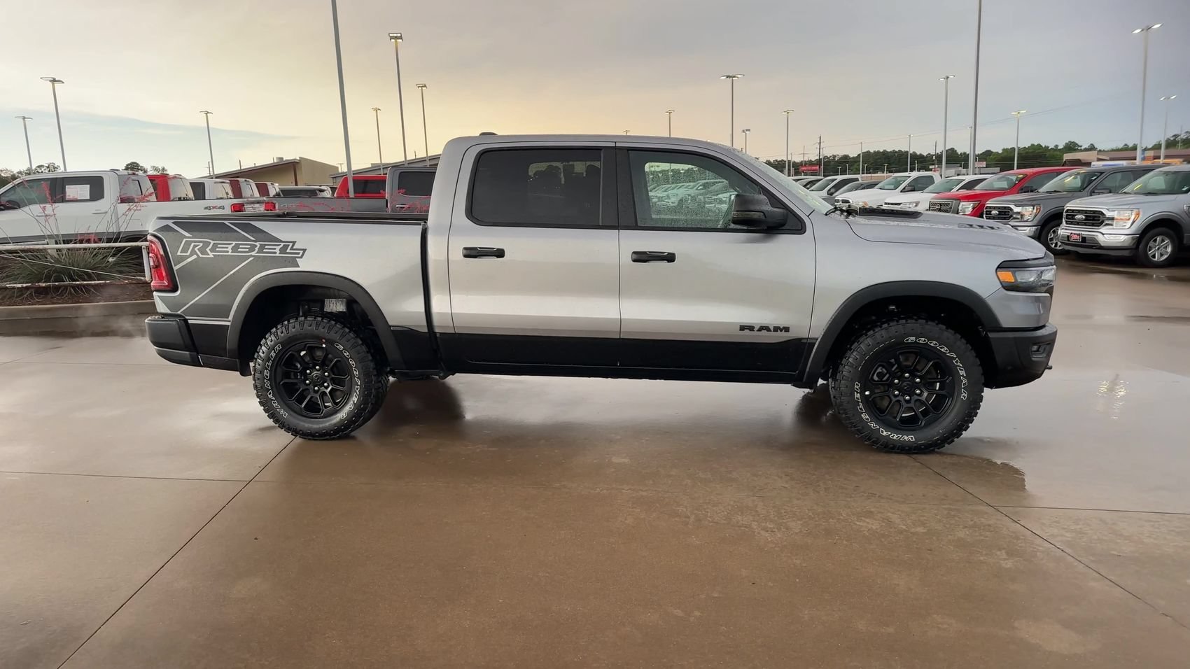 Used 2025 Billet Silver Metallic Clearcoat Ram Rebel image 9