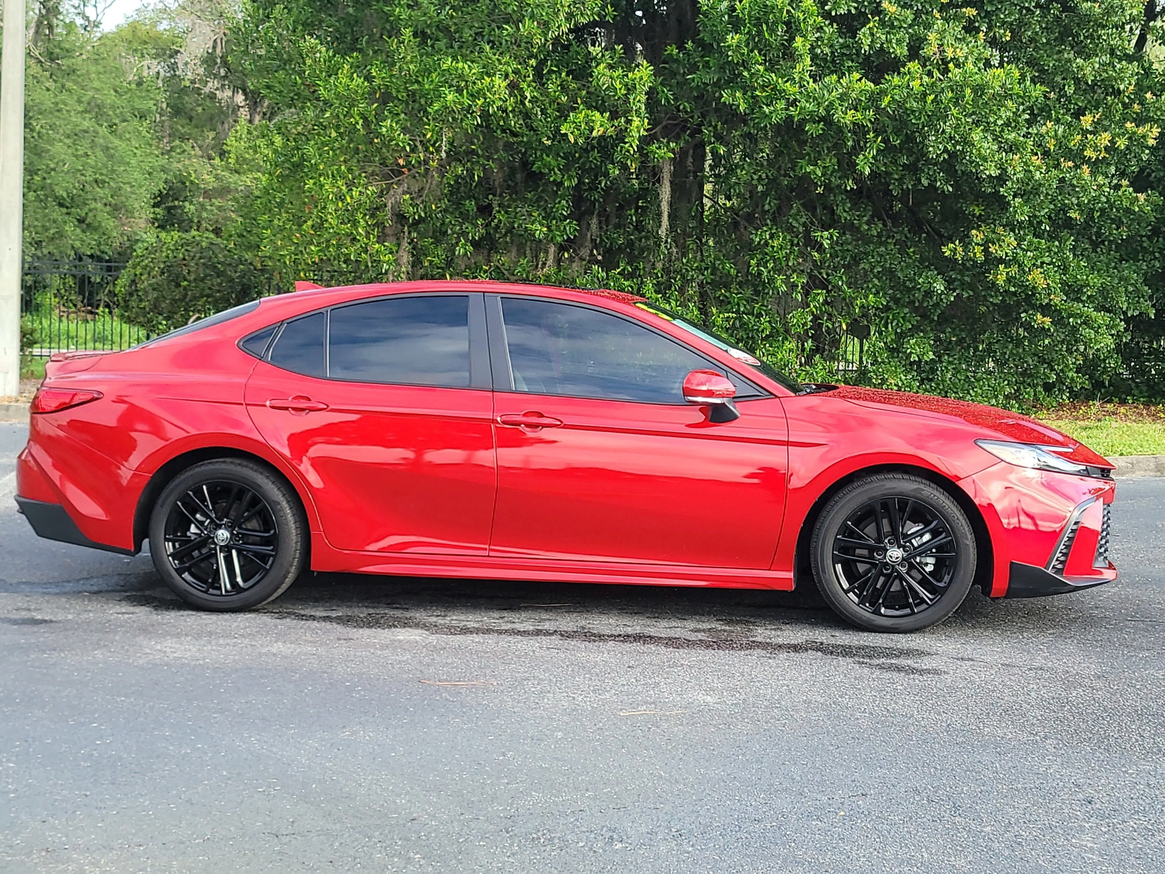 Certified Used 2025 Red Toyota SE image 8