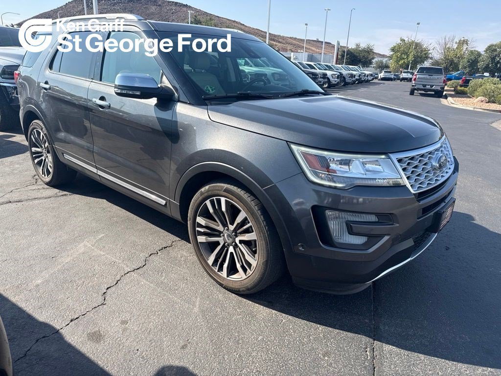 Used 2017 Magnetic Metallic Ford Platinum image 1