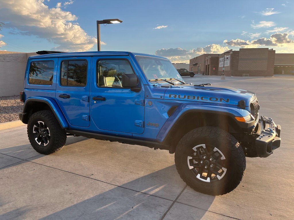 Used 2024 Blue Jeep Rubicon 4xe image 5