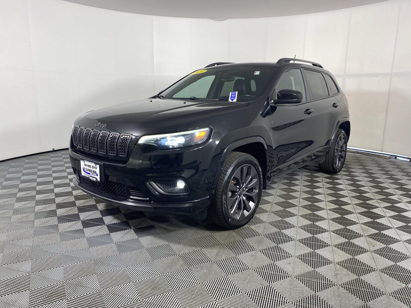 Used 2021 Diamond Black Crystal Pearlcoat Jeep High Altitude image 3